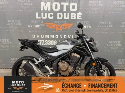 2017 Honda CB500F ABS Honda CB500F ABS 2017 SEULEMENT 12 859 KM FREINS ABS MOTO IMMATRICULÉE RÉGULIÈ...