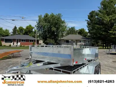 Welcome to Allan Johnston Repair & Sales 2026 One Sixteen 6x12 single axle galvanized utlity trailer...