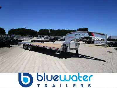 K-Trail Gooseneck Flat Bed Trailers 102in. x 25' starting at $32,170.00 or $643.33/month! The Deck S...
