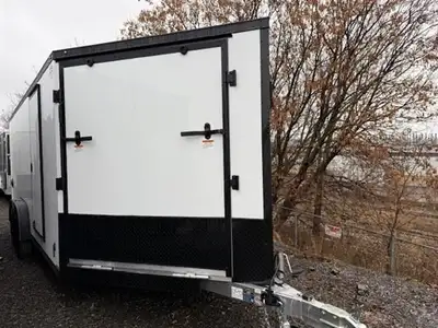 The 2026 Forest River Aluminum 7185 tandem axle drive on drive off trailer is engineered for durabil...