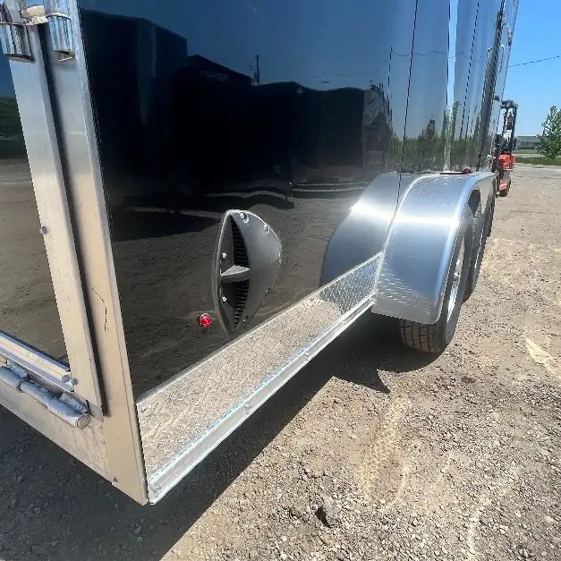 Aluminum 7x14+Vee 7FT INT Height Enclosed cargo Trailer in Cargo & Utility Trailers in Brantford - Image 8