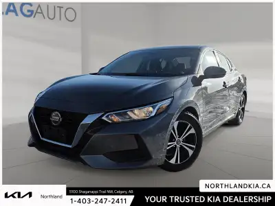 2021 Nissan Sentra SV Ready for anything, from the streets of Calgary to the highways of Alberta, th...
