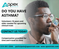 Volunteers Needed with Asthma