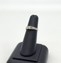 14KT White Gold Diamond Engagement Ring w Appraisal $800