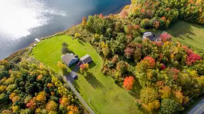 1572 Pomquet Monks Head Rd, Antigonish, NS PropertyGuys Sign ID # 208157 Set on 4.19 acres, set back...