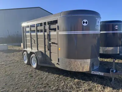 2026 Corn Pro Stock Trailer 6 x 14 x 6'6in. Tall 2 - 3500lb Dexter Torflex Axles w/ 15in. Tires Cent...