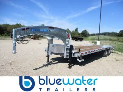 K-Trail Gooseneck Flat Bed Trailers 102in. x 25' starting at $29,180.00 or $583.54/month! The Deck S...
