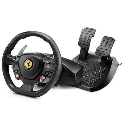 ThrustMaster T80 Ferrari weel and pedals, View more