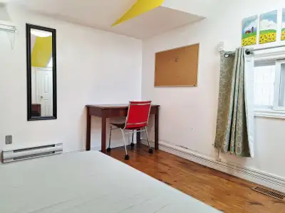 Move in today or May 1, 2026! One sunny room on the upper floor of a house, fully furnished with a r...