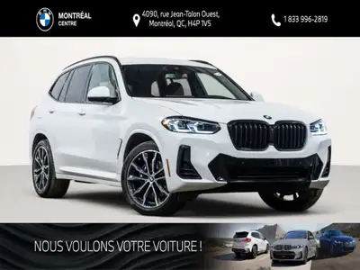 Ce superbe BMW X3 xDrive30i d'occasion met en valeur un style et des performances remarquables. Habi...