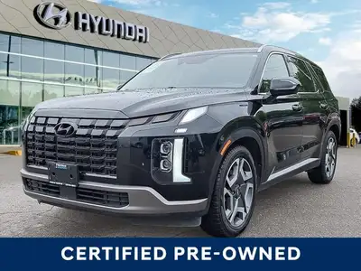 Embark on every journey with confidence and comfort in this stunning Abyss Black 2024 Hyundai Palisa...