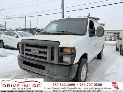 2013 Ford Econoline E-250 Cargo Van, Clean Carfax, 4.6L, V8, No Accident, Commevrial Shelving and Dr...