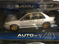 SUBARU Impreza WRX STi scale 1/18 diecast model car by AUTOART