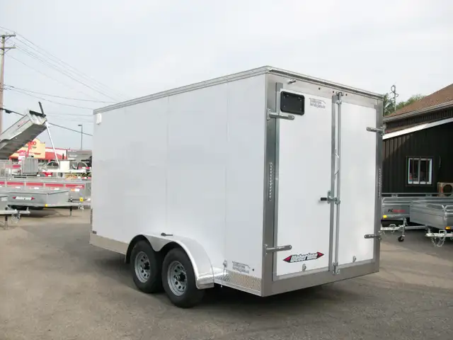 2025 Weberlane Cargo 7' x 14' v-nose 2 essieux 5200lb glissiere  in Cargo & Utility Trailers in Laval / North Shore - Image 6