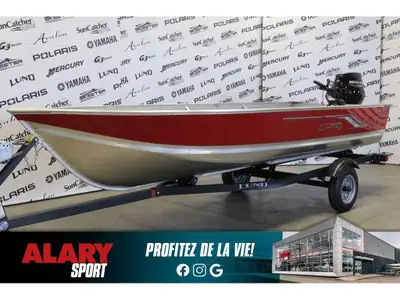 Alary Sport 2024 Lund WC-16 + MERCURY 25 HP & remorque Lund WC-16 + MERCURY 25 HP & remorque 2024 Ce...