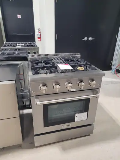Thor Kitchen 30-inch Slide-In Dual-Fuel Range, View more