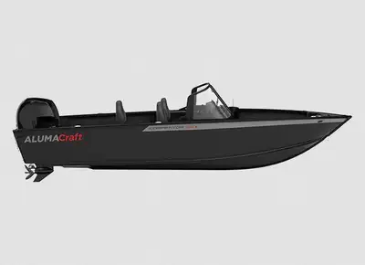 The Competitor 185X Sport features a captain helm and passenger console topped with a full walk-thro...