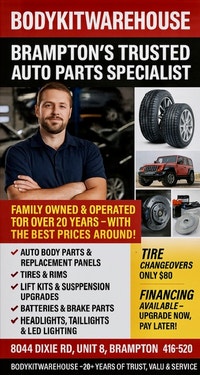 YOUR TRUSTED AUTO PARTS SPECIALIST -Bodykitwarehouse Mississauga / Peel Region Toronto (GTA) Preview