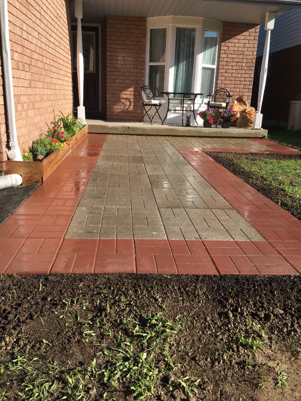 Looking to have your patio stones lifted and relayed call us