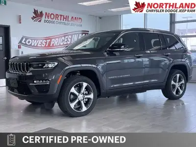 Experience premium comfort, legendary capability, and plug-in hybrid efficiency with this 2023 Jeep...