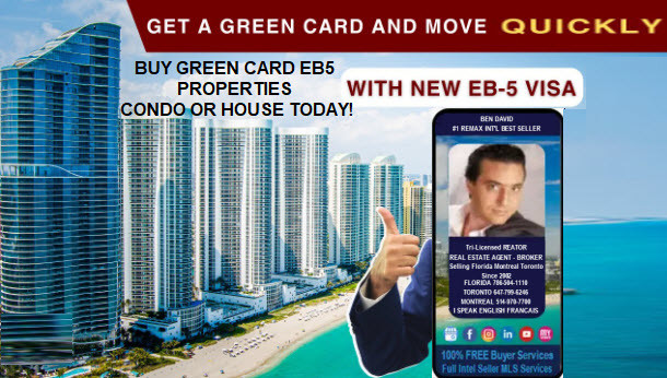 Buy Your Florida Condo, House Property and Get Your Green Card dans Condos à vendre  à Ville de Montréal