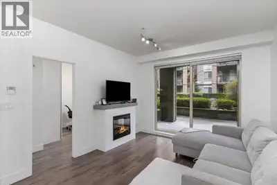 Welcome to 112-7478 Byrnepark Walk, a well-designed 2 bed, 2 bath home offering nearly 800 sqft of c...