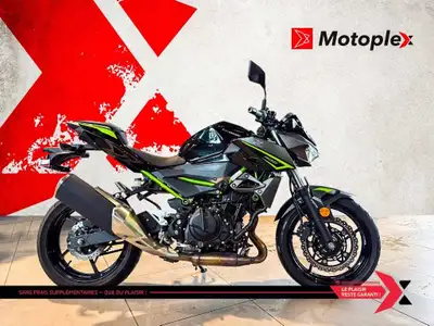 Motoplex Mirabel 2023 KAWASAKI Z400 Z400 La superdénudée Kawasaki Z400 férocement authentique dégage...