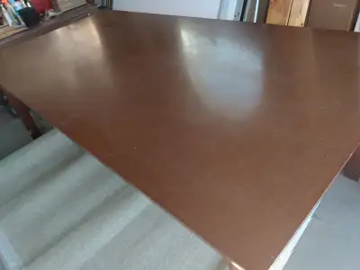 LARGE table 8'x4' with drawer, SOLID WOOD, View more