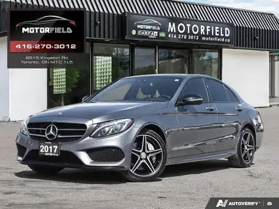 C300 4Matic AWD Sedan - AMG Sport Package - Premium Package - Night Package! Accident-Free and Metic...