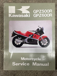 Sm195 Kawasaki GPZ500R GPZ600R Ninja ZX500 ZX600 Service Manual