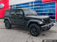 One Owner, Black 2023 Jeep Wrangler Willys 4X4, 8-Speed Automatic, Powerful Yet Fuel Efficient 2.0L... (image 7)