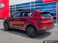 Clean Carfax, One owner, Super Low Kilometers, Beautiful Hyper Red 2021 Kia Sportage EX AWD, 6-Speed... (image 3)