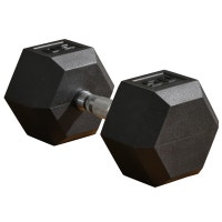 Soozier 50lbs Rubber Hex Dumbbells Weight Dumbbell Hand Weight B City of Toronto Toronto (GTA) Preview