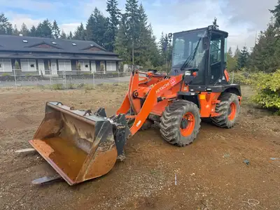 2020 Hitachi ZW80 Wheel Loader 2133 Hrs Hyd QC Forks 1 ¼ Yard GP Bucket Good Rubber, ready to work F...