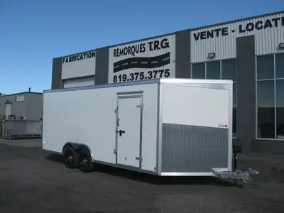 Remorques TRG Fini la dégradation des tôles d’aluminium et à l’épreuve de la rouille Remorque galvan...