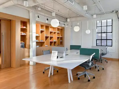 FORMER INDUSTRIAL SPACE TRANSFORMS INTO A HOME FOR FLEXIBLE WORKING IN TORONTO. Spaces The Junction...