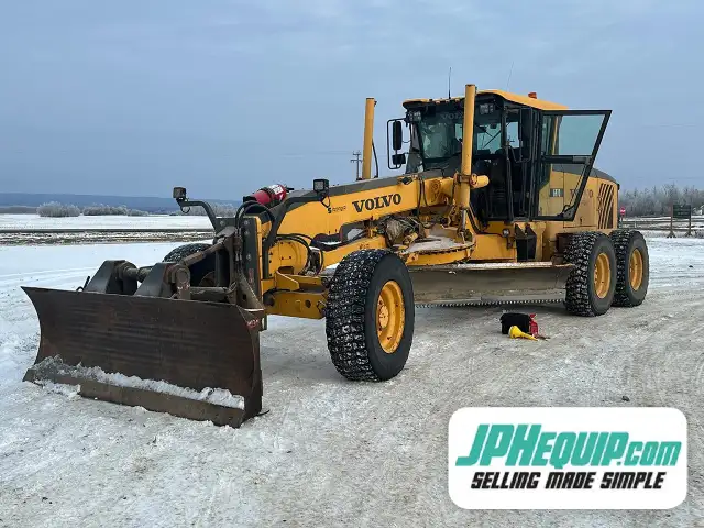 2007 Volvo G970 Grader with Front Plow & Snow-wing #11275 DP in Heavy Equipment in Edmonton - Image 2