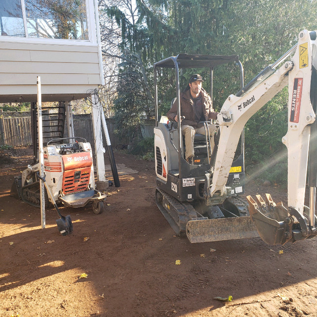 Bobcat and Mini Ex services  in Excavation, Demolition & Waterproofing in Hamilton - Image 2