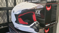 NEW PHX ADULT RAPTOR "PURE" ATV / MOTOCROSS HELMETS.