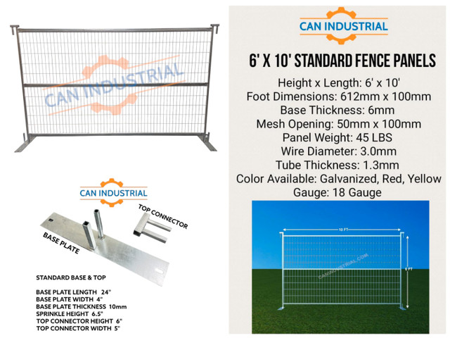 Temporary Construction Fence Panels in Other Business & Industrial in Fredericton - Image 2
