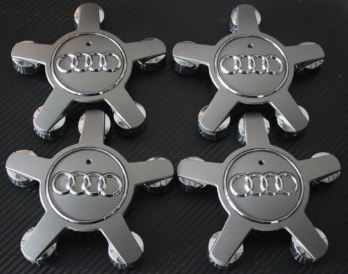 center caps audi 135mm silver ou noir dans Pneus et jantes  à Ville de Montréal - Image 2