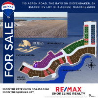 Land, RV Lot For Sale! 110 Aspen Road, The Bays on Diefenbaker