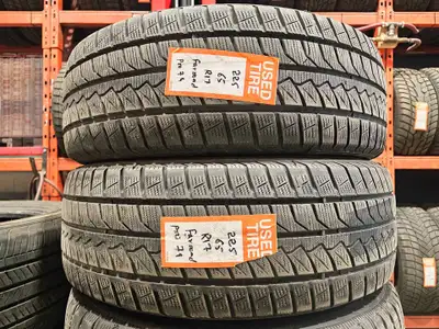 A pair of good used P225/65R17 Farroad FRD79 Winter install and balance $220 Loose purchase $90 each...