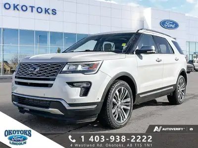 Our One Owner and Accident Free 2018 Ford Explorer Platinum 4WD is the best of the best presented in...