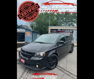 2019 DODGE GRAND CARAVAN GT (CERTIFIED) 3.6L 6cyl - 196,000 Km No Accidents - No Rust One Owner FEAT...