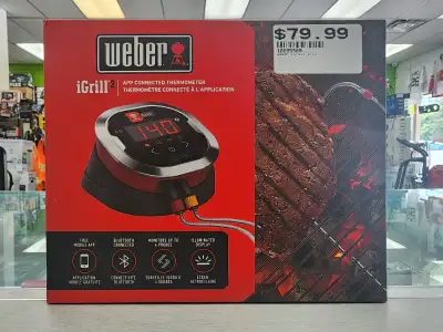 Weber iGrill 2 App Connected Thermometer - BRAND NEW, View more