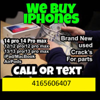 IPHONE BUYER We buy iphone 14 pro max 13 MacBook Pro iPad $999 Mississauga / Peel Region Toronto (GTA) Preview