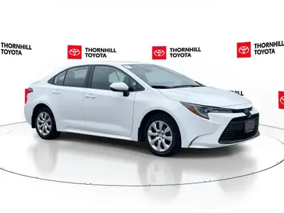 Thornhill Toyota Proudly Presents This White 2024 Toyota Corolla with LE CVT Package, Featuring:~ On...