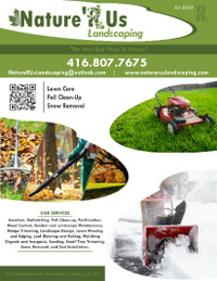 Lawn Care, Garden Maintenance,  Spring Cleanup, Leaf Removal