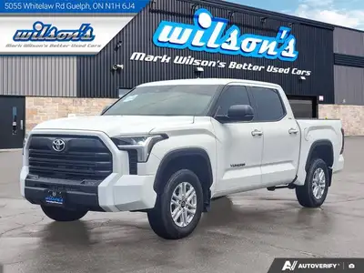 Look at this certified 2025 Toyota Tundra SR5 Crew 4X4 | Heated Wheel + Seats | Power Seat | CarPlay...